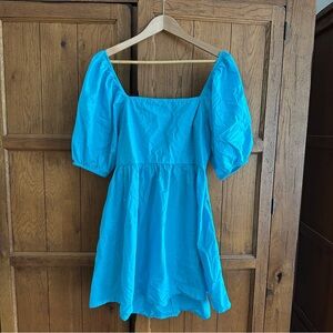 Bright Blue Mini Dress